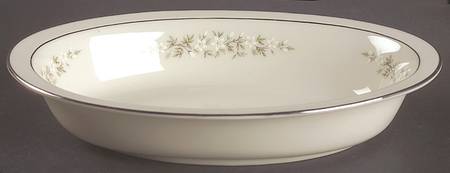 Brookdale 8" Oval Vegetable Bowl