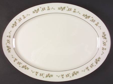 Brookdale 17" Oval Serving Platter