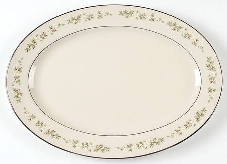 Brookdale 15" Oval Serving Platter