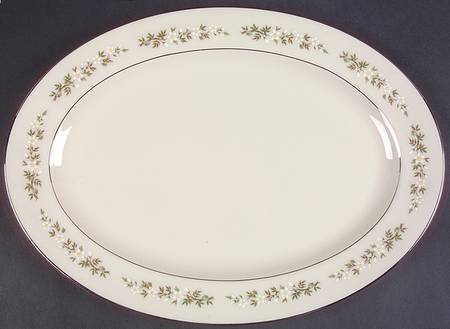 Brookdale 14" Oval Serving Platter