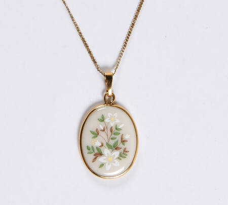 Brookdale Oval Goldplate Necklace