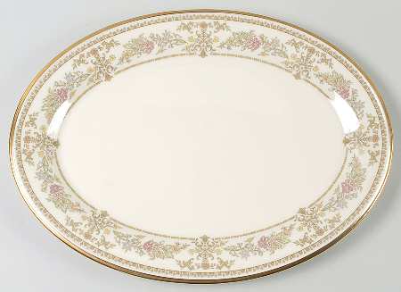 Castle Garden 17" Oval Serving Platter by Lenox
