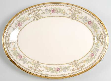 Castle Garden 14" Oval Serving Platter by Lenox