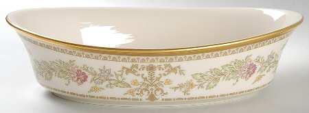 Castle Garden 8" Oval Vegetable Bowl by Lenox