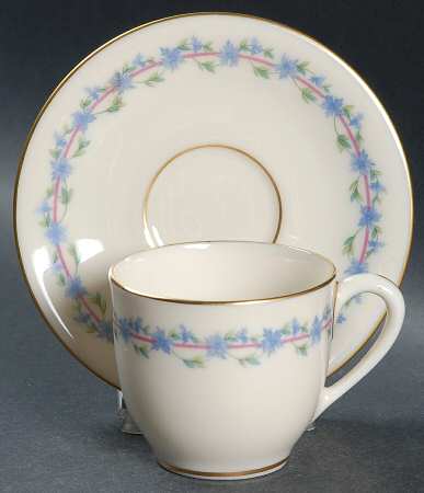 Caprice Footed Demitasse Cup & Saucer Set