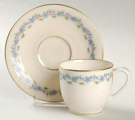 Caprice Flat Demitasse Cup & Saucer Set