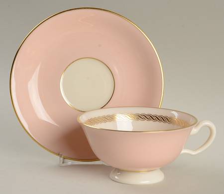 Footed Cup & Saucer Set