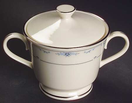 Carolina (Blue Flowers) Sugar Bowl & Lid