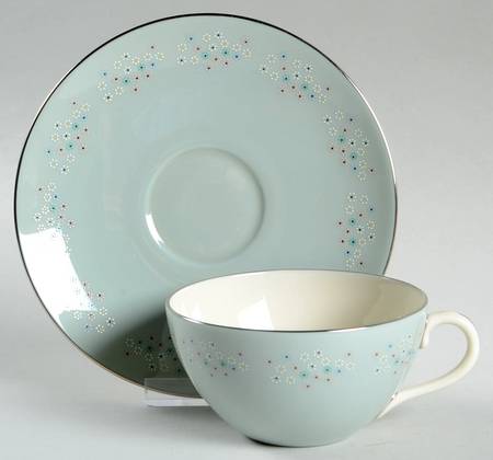 Chalet Flat Cup & Saucer Set by Lenox