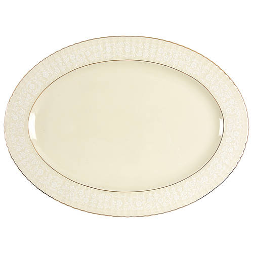 Citation Lace 13" Oval Serving Platter