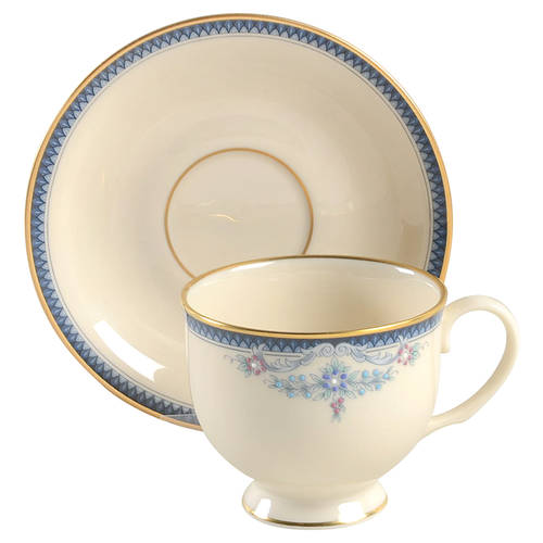 Columbia Footed Cup & Saucer Set by Lenox