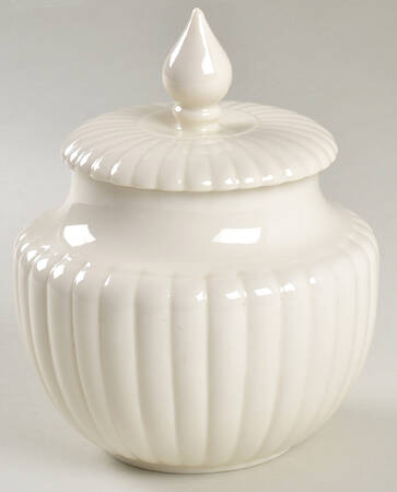 Colonial White Candy Jar & Lid