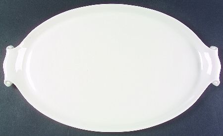 Colonial White 19" Oval Serving Platter