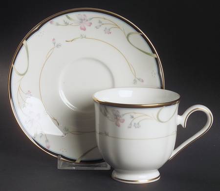 Constance Footed Cup & Saucer Set by Lenox