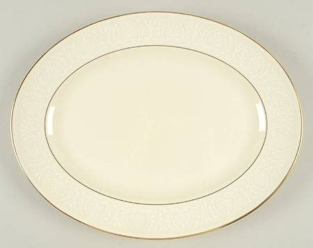 Courtyard Gold 13" Oval Serving Platter