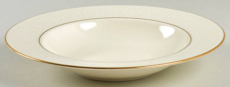 Courtyard Gold Rim Soup Bowl
