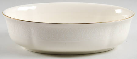 Courtyard Gold 10" Oval Vegetable Bowl