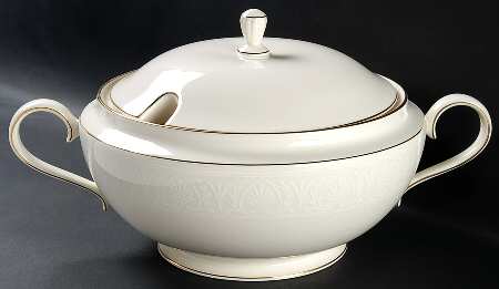 Courtyard Gold Tureen &  Lid