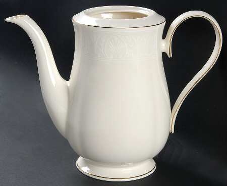 Courtyard Gold Coffee Pot No Lid
