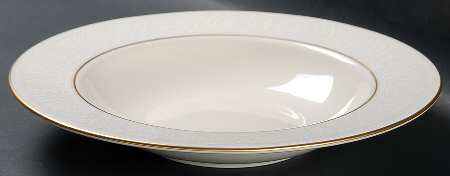 Courtyard Gold Rim Soup Bowl