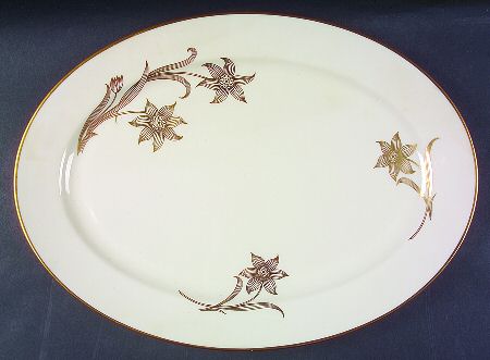 Daybreak 17" Oval Serving Platter by Lenox