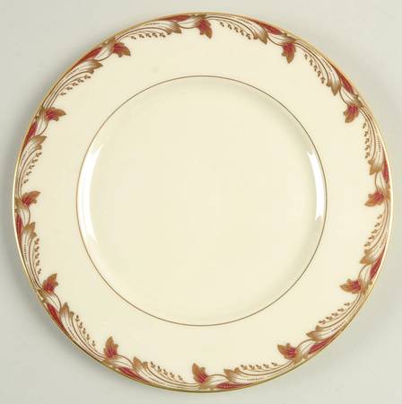 Essex Maroon (Smooth) Salad Plate