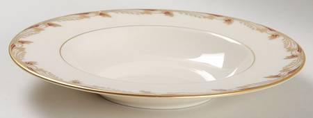 Essex Maroon (Smooth) Rim Soup Bowl