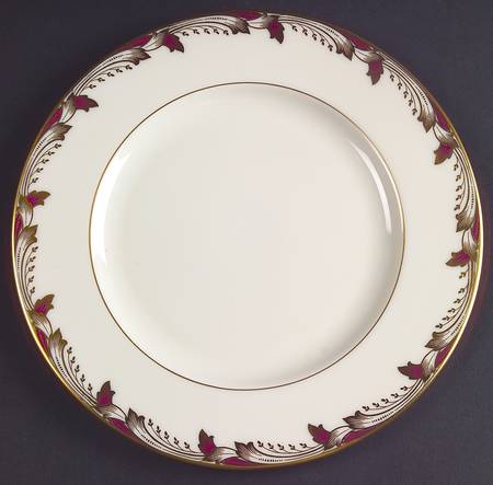 Essex Maroon (Smooth) Luncheon Plate