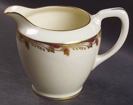 Essex Maroon (Smooth) Shape 1963  Creamer