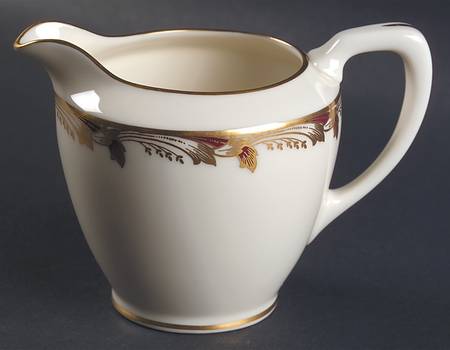 Essex Maroon (Smooth) Shape 1963 Creamer