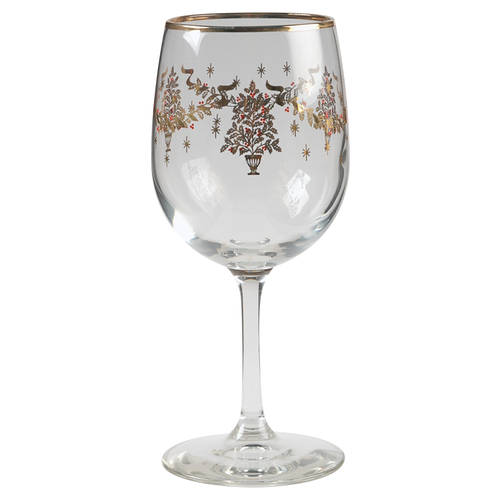 Eternal Christmas 12 Oz Glassware Goblet