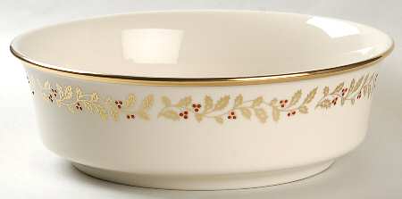 Eternal Christmas 9" Round Vegetable Bowl