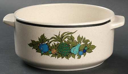 Fall Bounty 6" Round Open Casserole