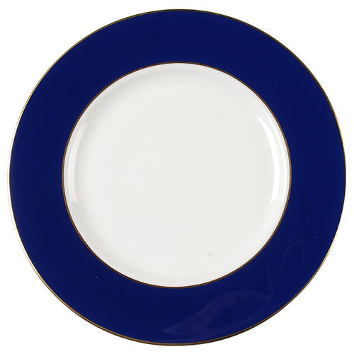 Federal Cobalt Accent Luncheon Plate