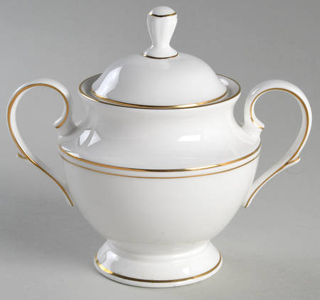 Federal Gold (Discontinued 2005) Sugar Bowl & Lid