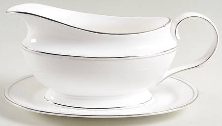 Federal Platinum Gravy Boat & Underplate