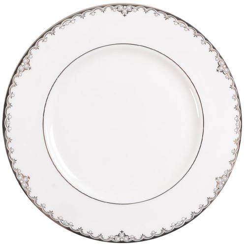 Federal Platinum Accent Luncheon Plate