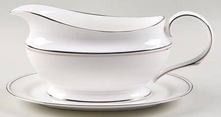Federal Platinum Gravy Boat & Underplate