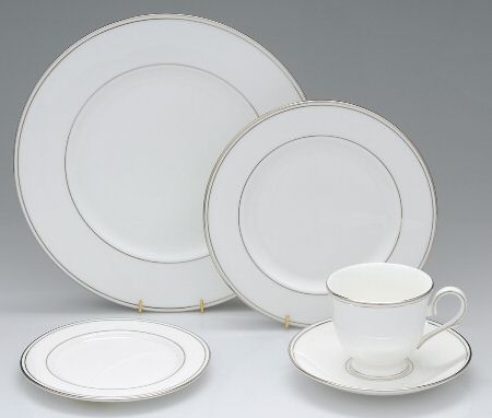 Federal Platinum 5 Piece Place Setting