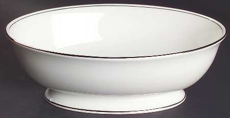 Federal Platinum 9" Oval Vegetable Bowl