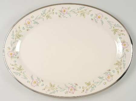 Flirtation 17" Oval Serving Platter by Lenox