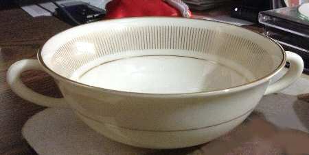 Flourish Flat Cream Soup Bowl
