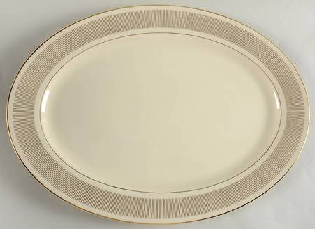 Flourish 17" Oval Serving Platter