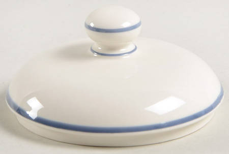 Blue Pinstripes (For the Blue) Lid for Sugar Bowl