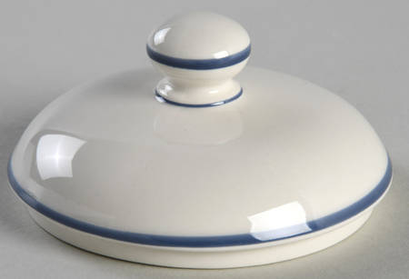 Blue Pinstripes (For the Blue) Lid for Sugar Bowl