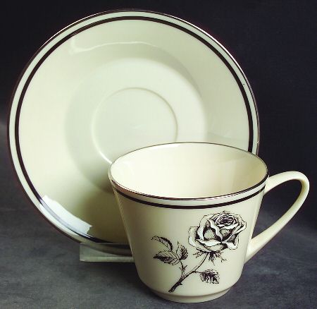 Forever Flat Cup & Saucer Set