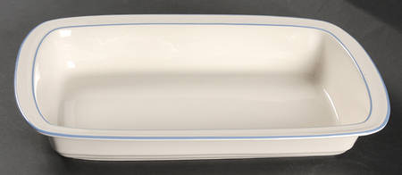 Sky Blue Pinstripes (For the Sky Blue) 13"  Rectangular Baker by Lenox