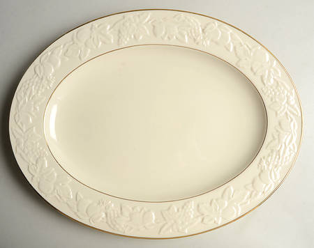 Fruits of Life 15" Oval Serving Platter