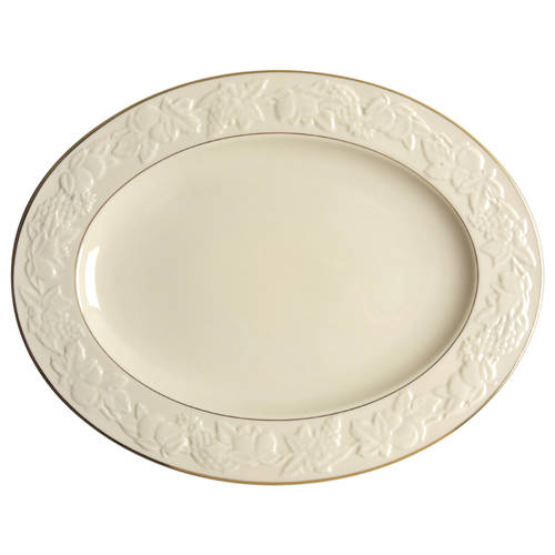 Fruits of Life 15" Oval Serving Platter