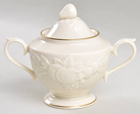 Fruits of Life Sugar Bowl & Lid